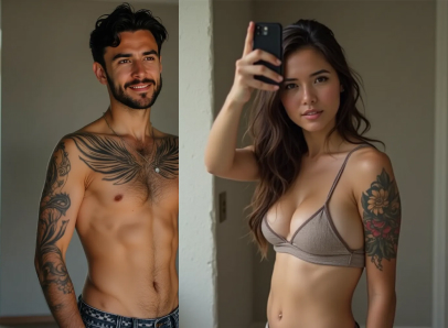 AI body mapping technology for previewing custom tattoo designs on your body in real-time